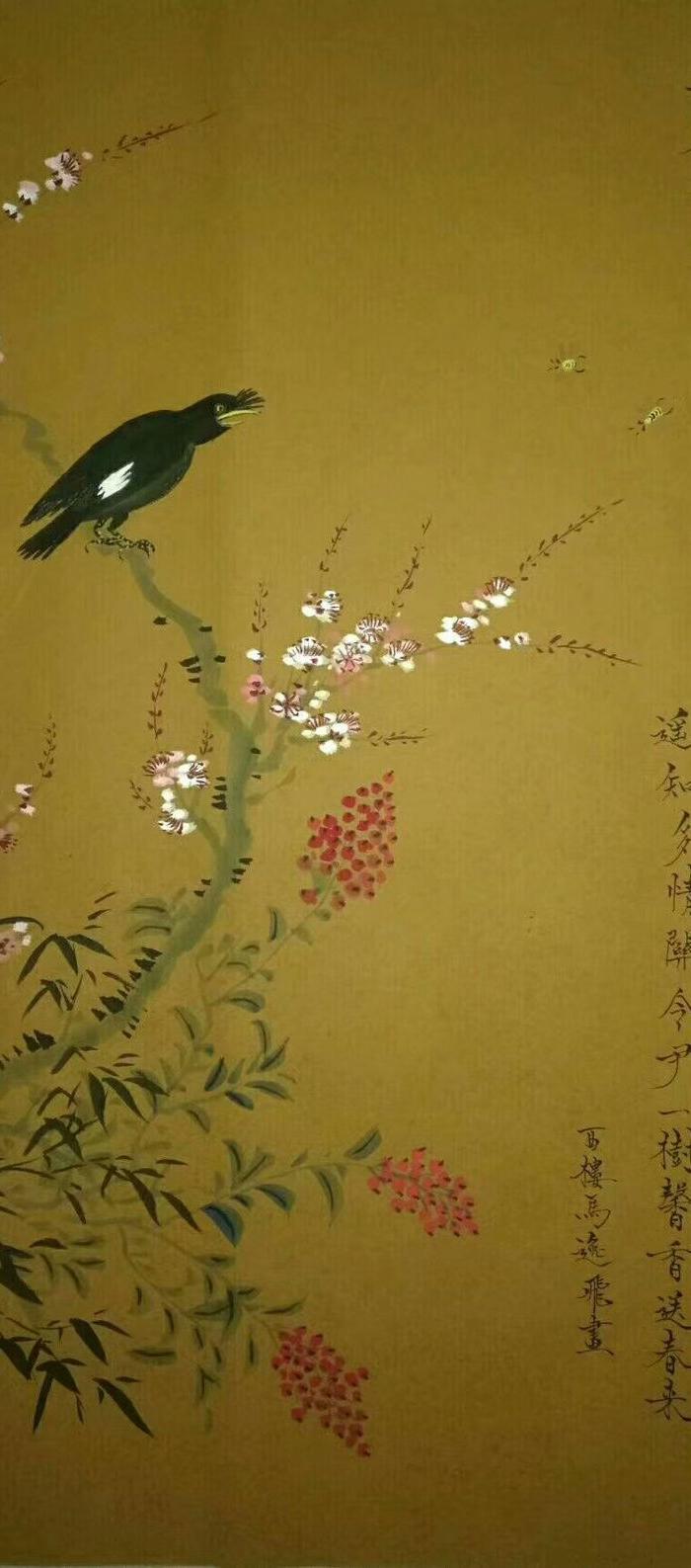 天来堂 美协画家马逸飞画家 精品花鸟系列画单幅