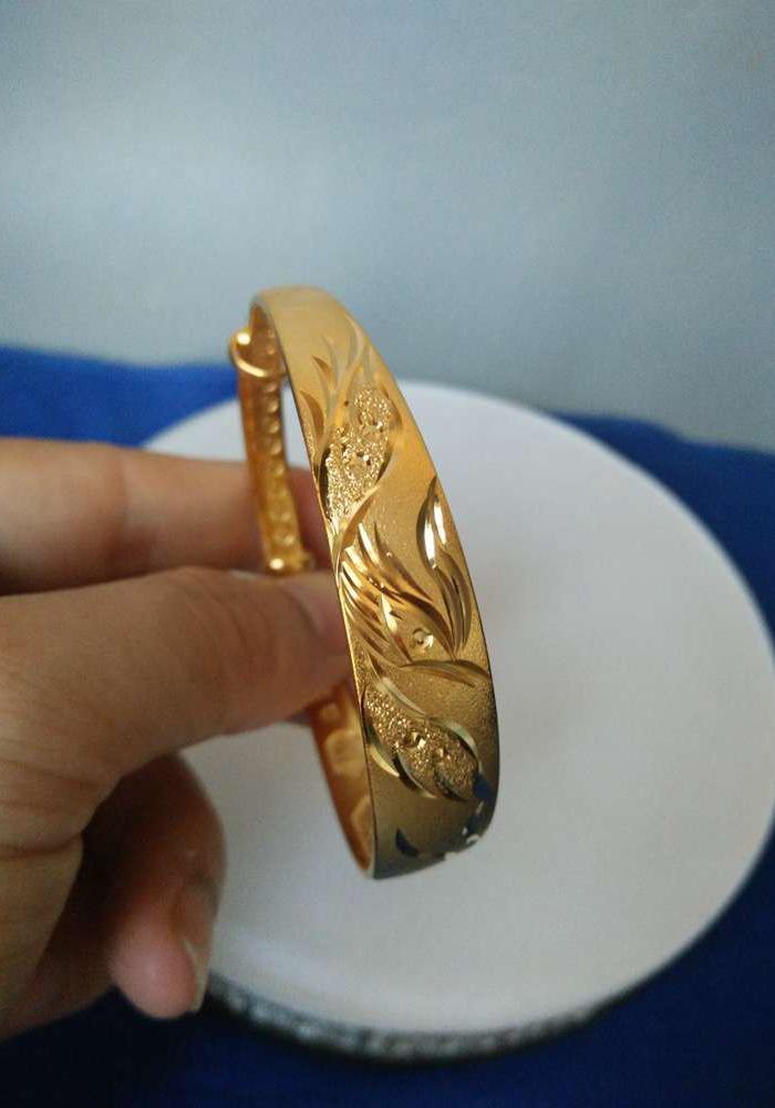 少见的12k金凤凰手镯