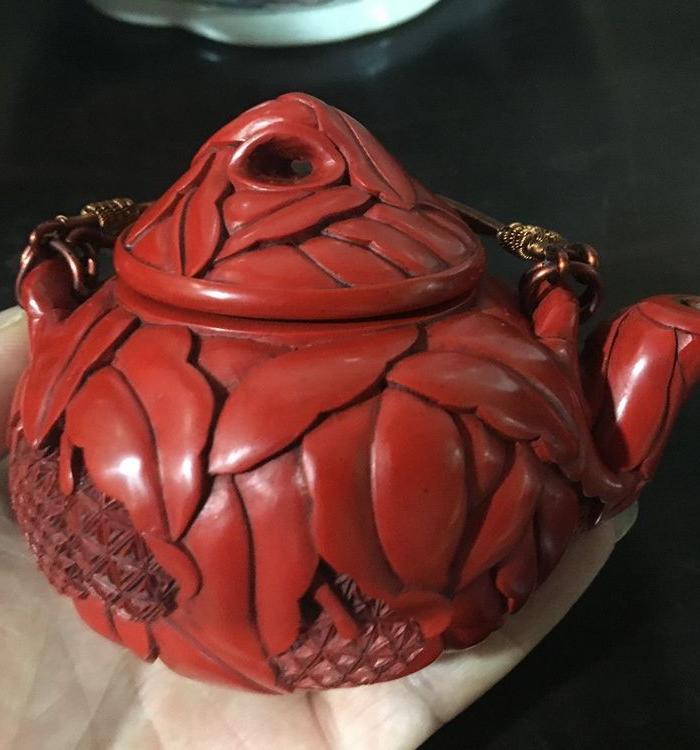 漆器紫砂壶
