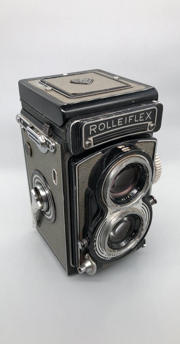 禄莱rolleiflex中画幅双反相机照相机古董相机品相如图