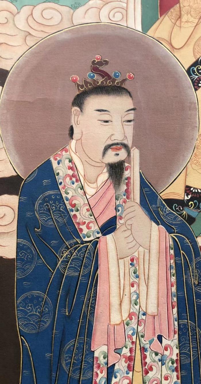 明代画家吴彬大师绢本神仙图一副