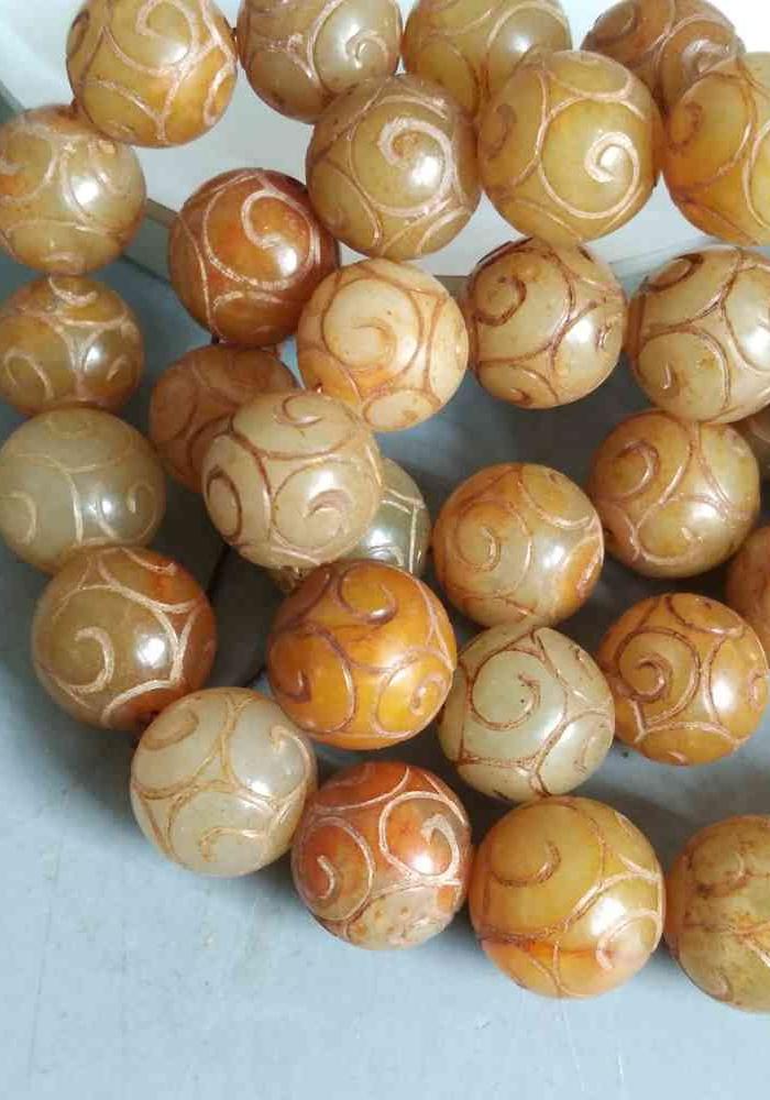 古玉老玉珠子一串