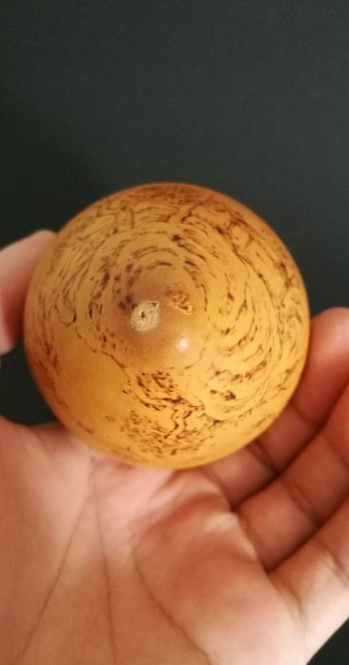 三十多年的鸡心烫画葫芦