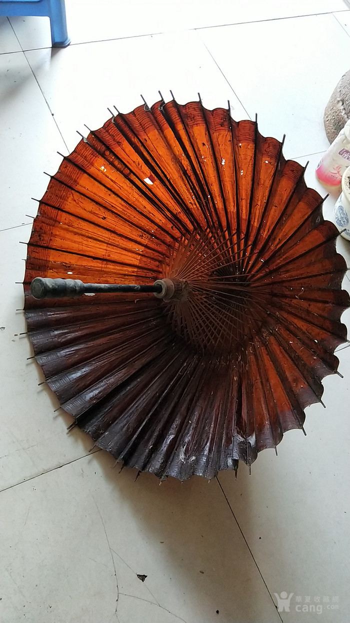 民国油纸伞一对