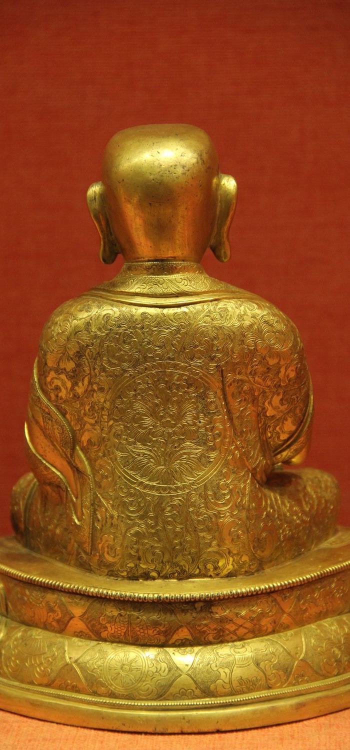 清代鎏金佛像康熙得到