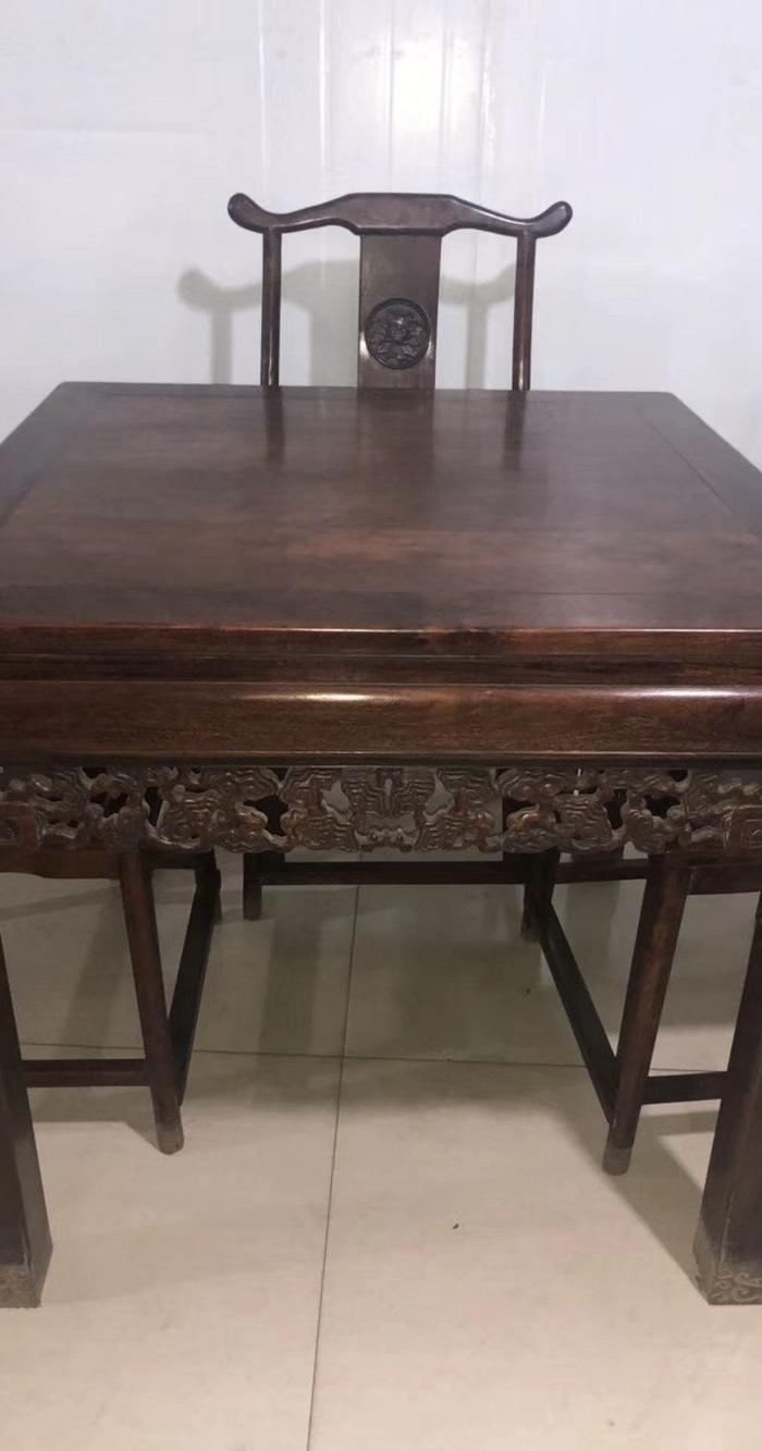 明清时期家具 黄花梨八仙桌