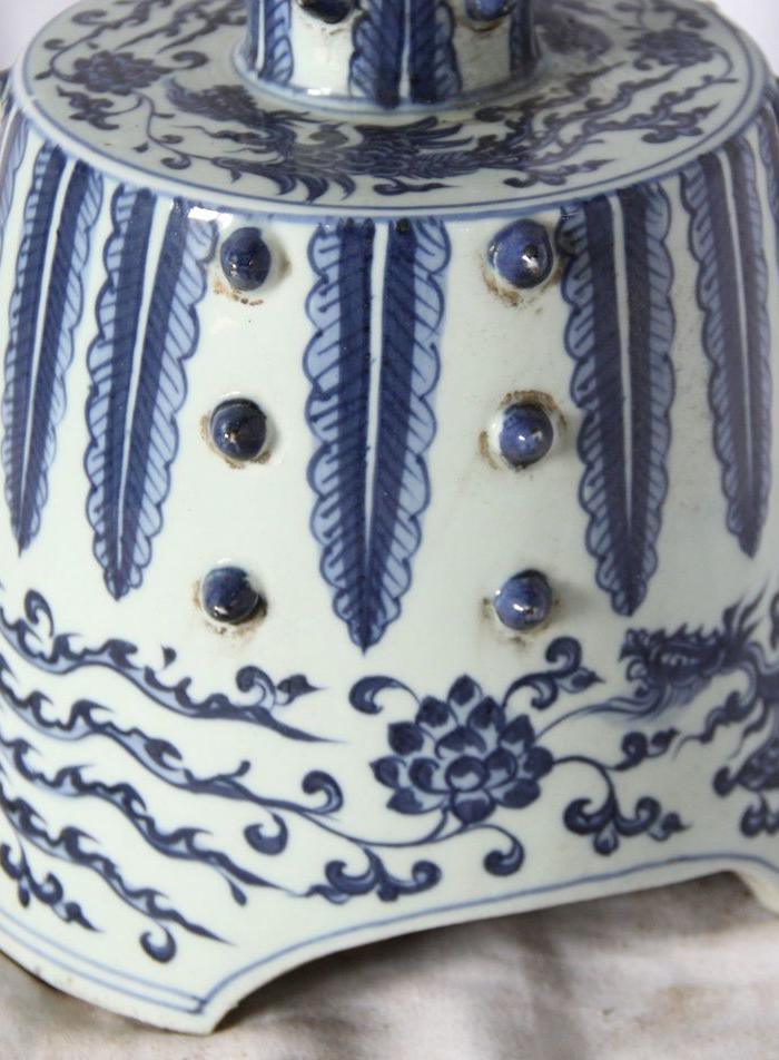 大明宣德青花编钟