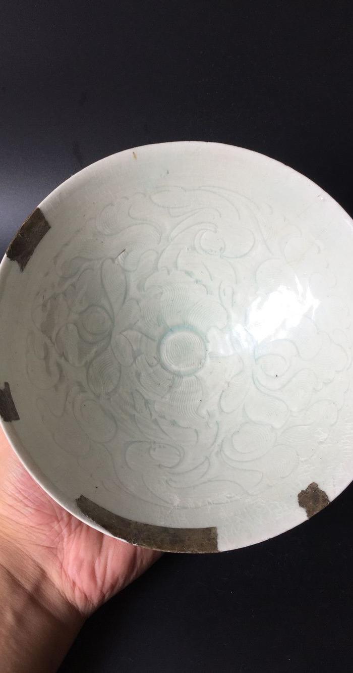 南颂,湖田窑婴戏荷花娃娃碗