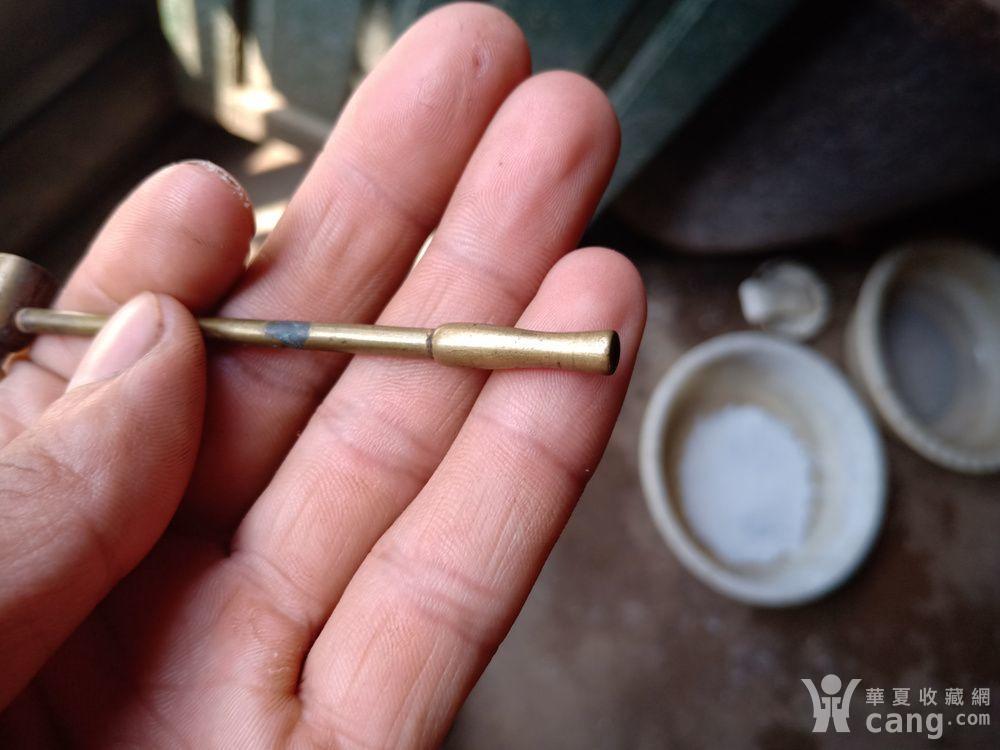 超级小的一口香小铜烟袋