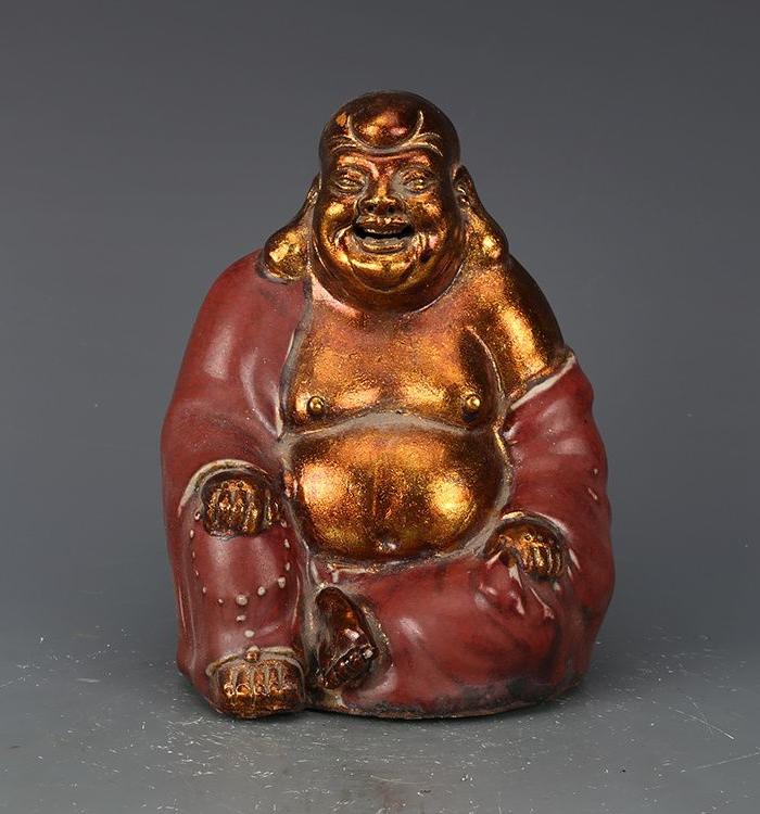 鎏金笑面佛像便宜卖