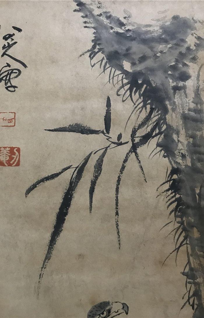 八大山人松鹰图