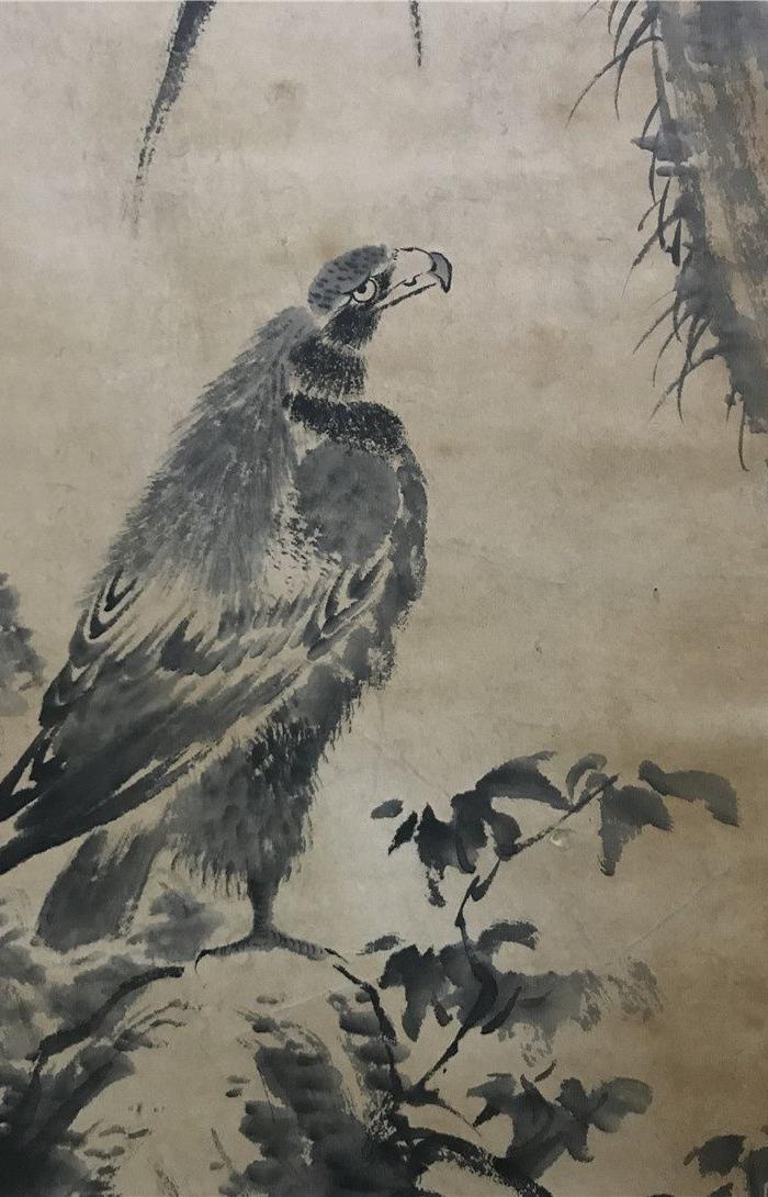 八大山人松鹰图