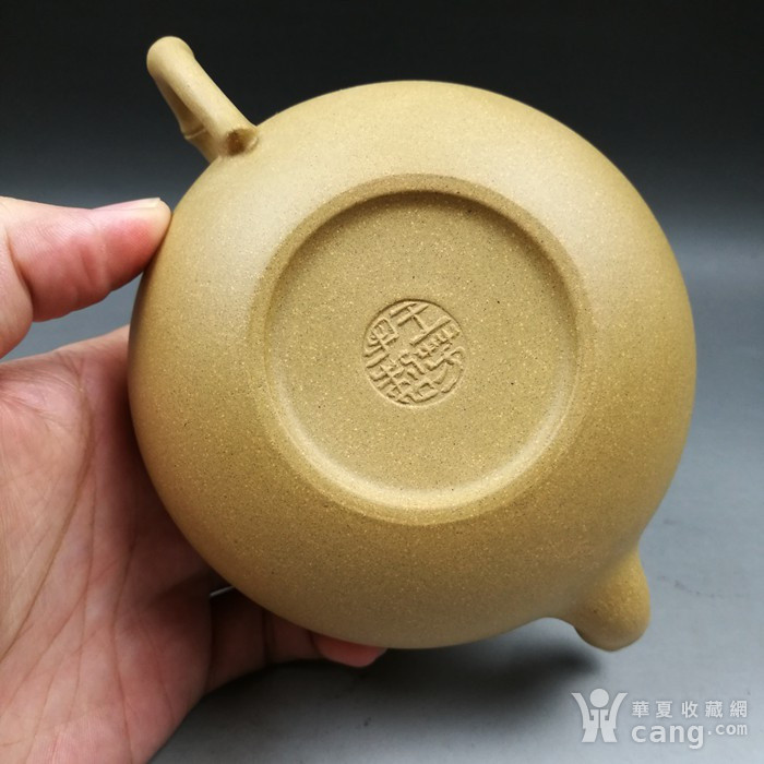 工艺师王芳段泥竹节紫砂壶