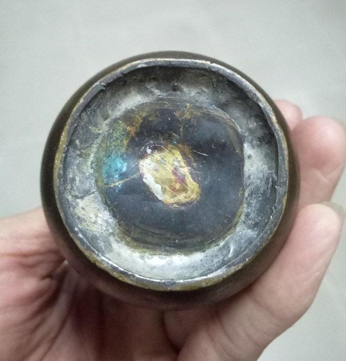 清代雅致铜净水瓶