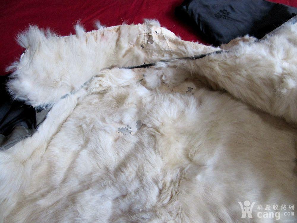 民国早期真丝面白貂皮贵妇大襟袄