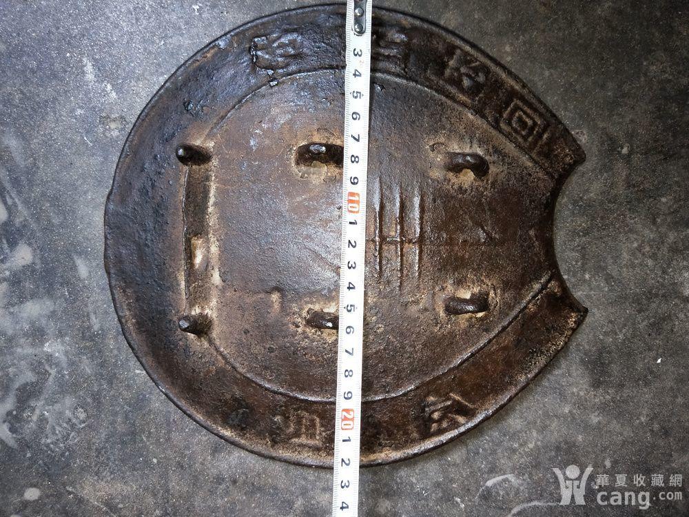 清代老铁器盾牌