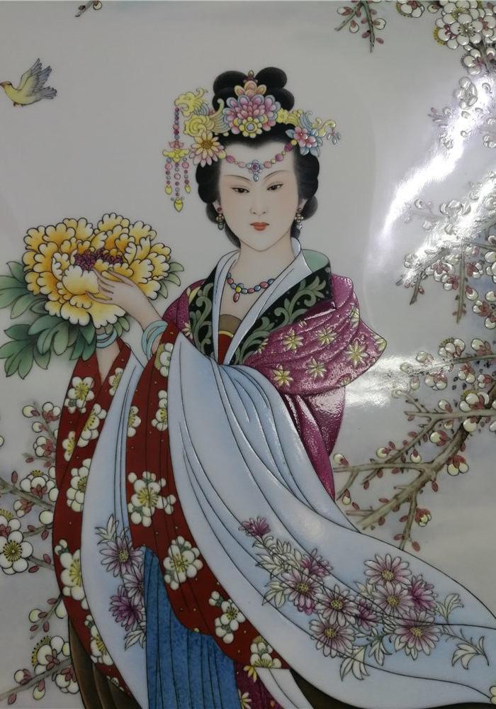 张松茂人物瓷板