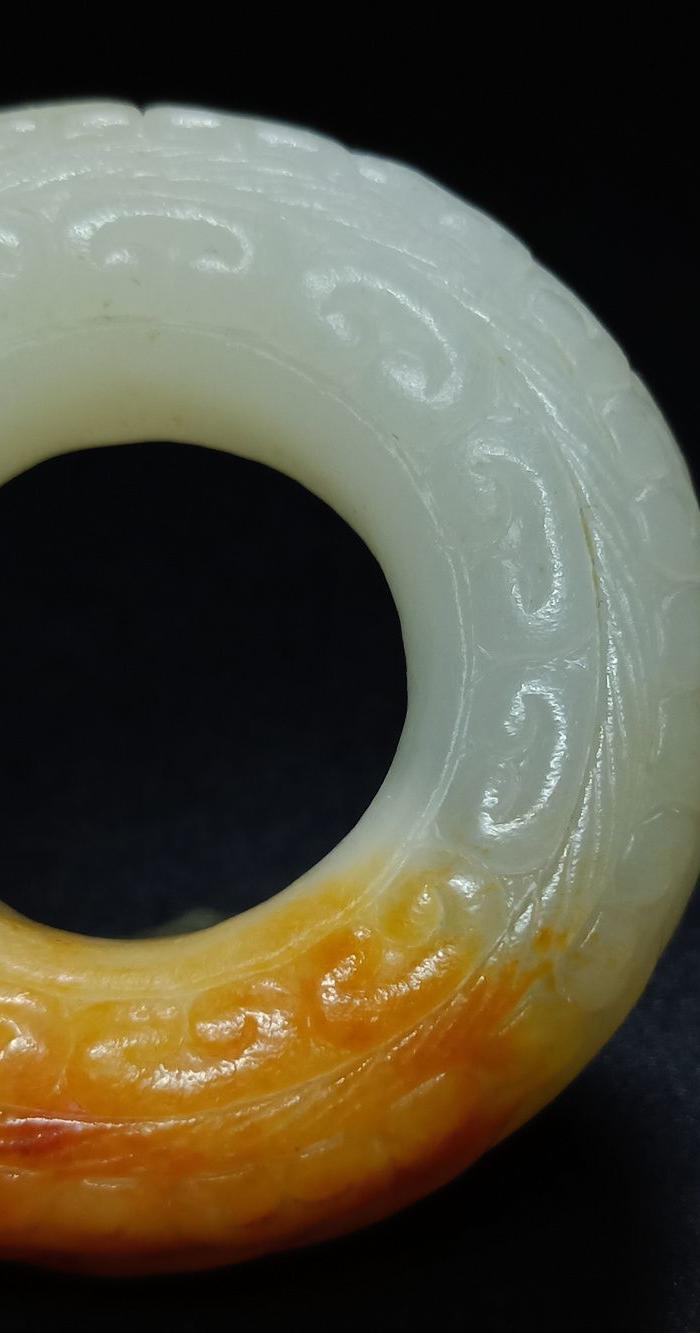 精品战 汉和田老玉环