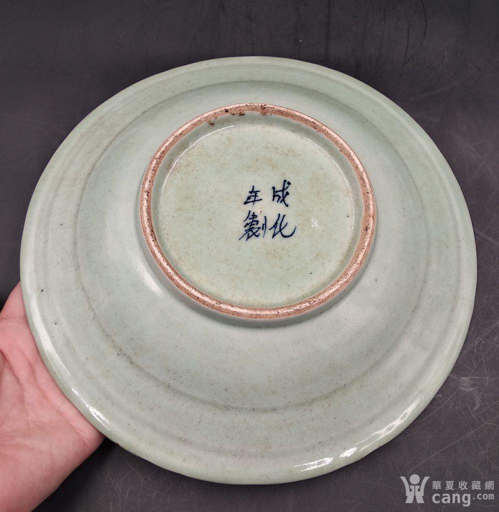 成化年制青花五福捧寿大盘!