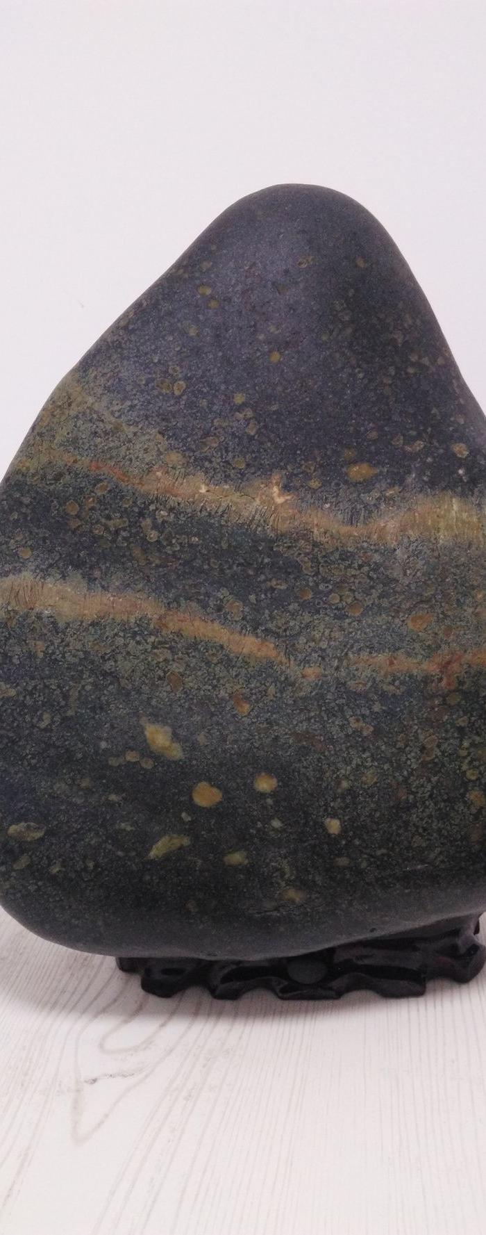 鱼鳞石摆件 银河