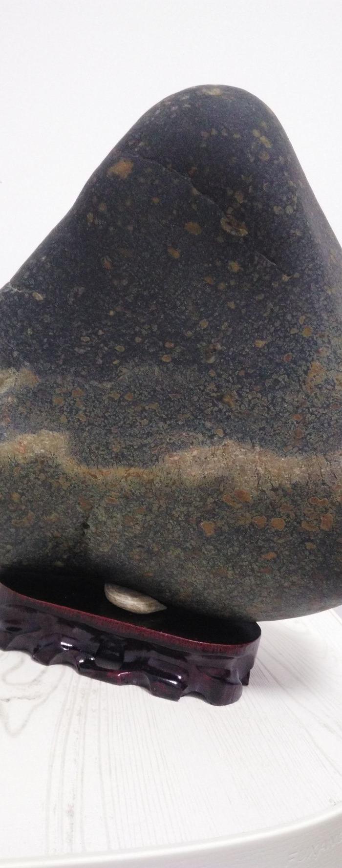 鱼鳞石摆件 银河