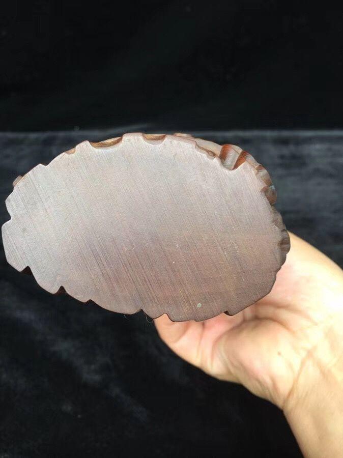 民国大师手工雕刻黄杨木仙女献桃摆件