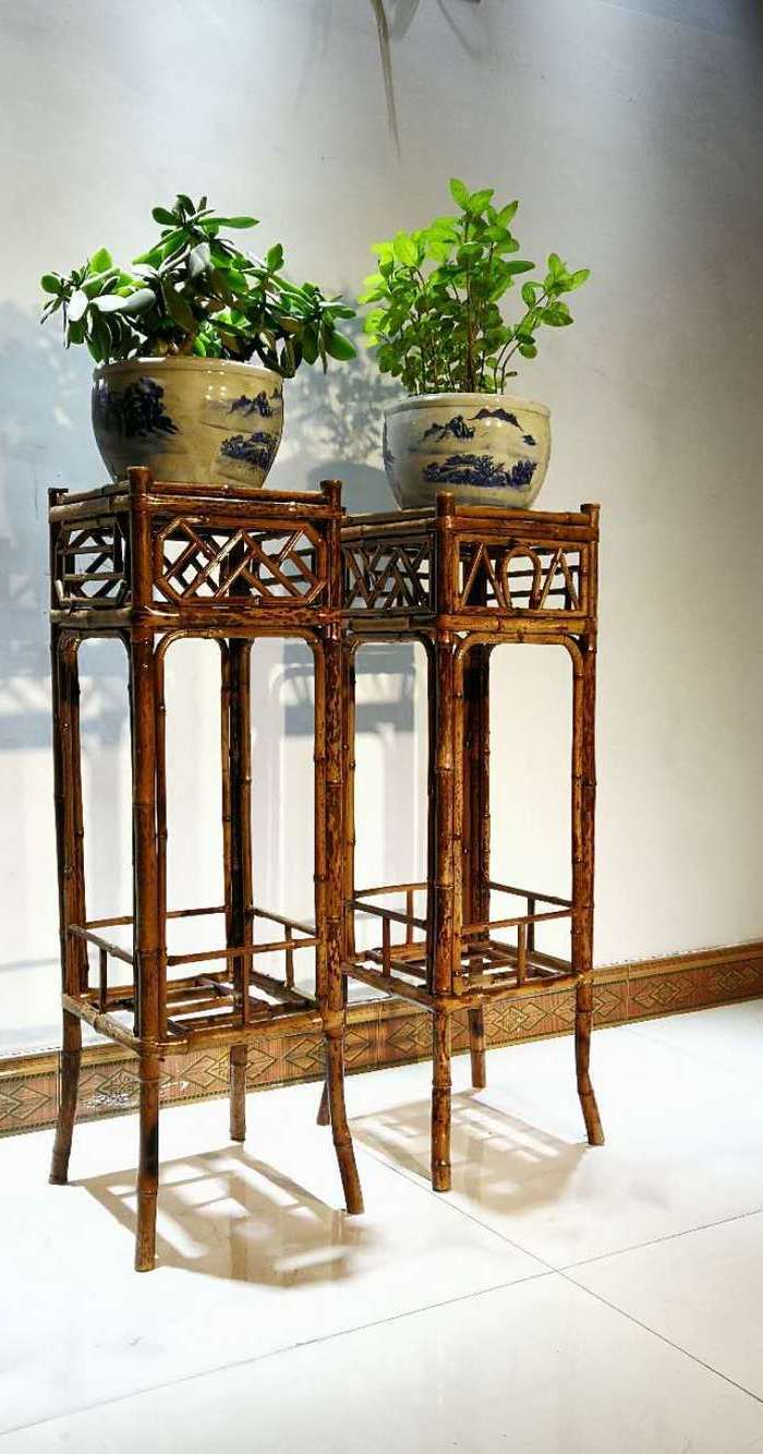 竹制花架