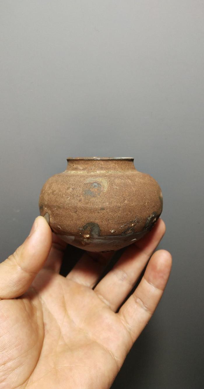 洪塘窑小海茶入