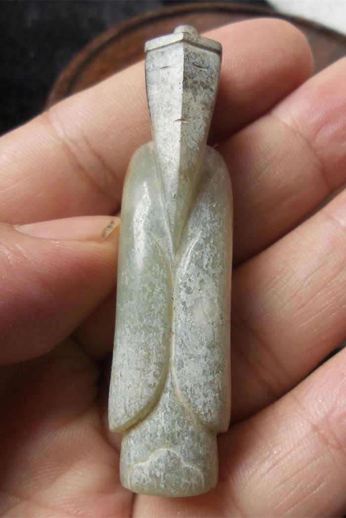 和田玉翁仲挂件