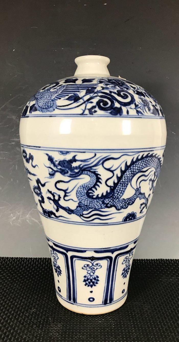 元青花龙纹梅瓶