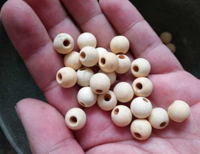 鸡骨白珠子 100多粒 特别少见