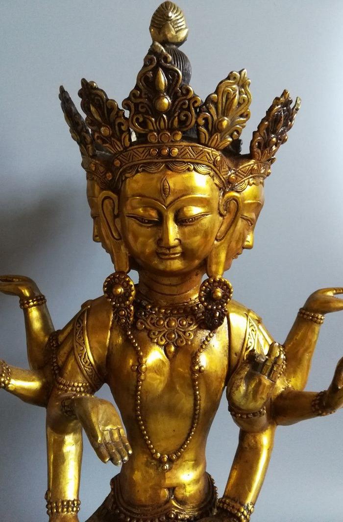 收藏大明永乐年多面佛像