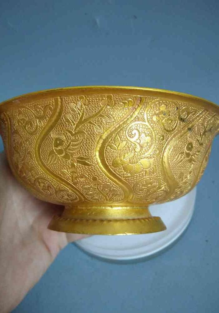 少见的大唐贞观老金碗