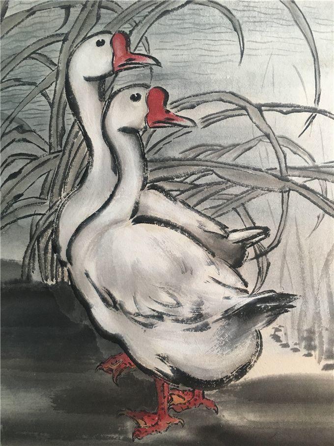 徐悲鸿的鹅