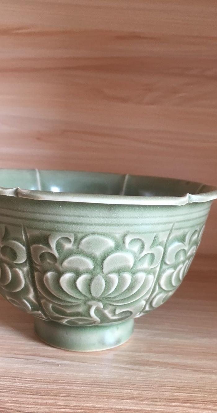 小器专卖 耀州窑印花碗