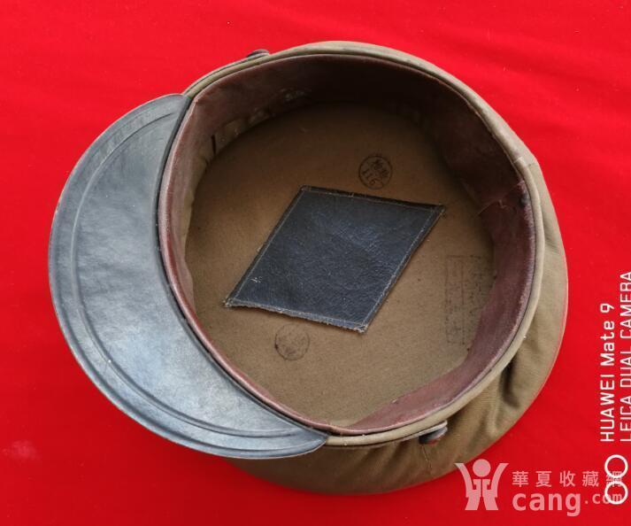 五十年代五五式军帽大盖帽**徽包老怀旧收藏好品