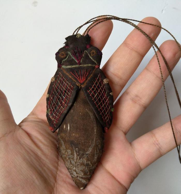 清代绣品针线包