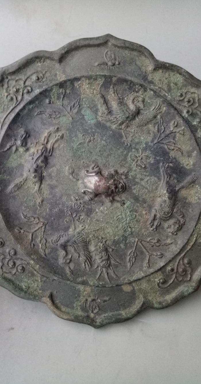 四大神兽梅花铜镜