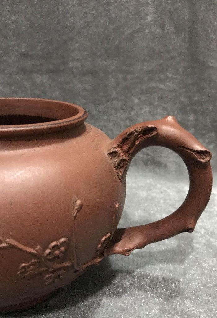 顾景舟梅花紫砂壶一壶四杯