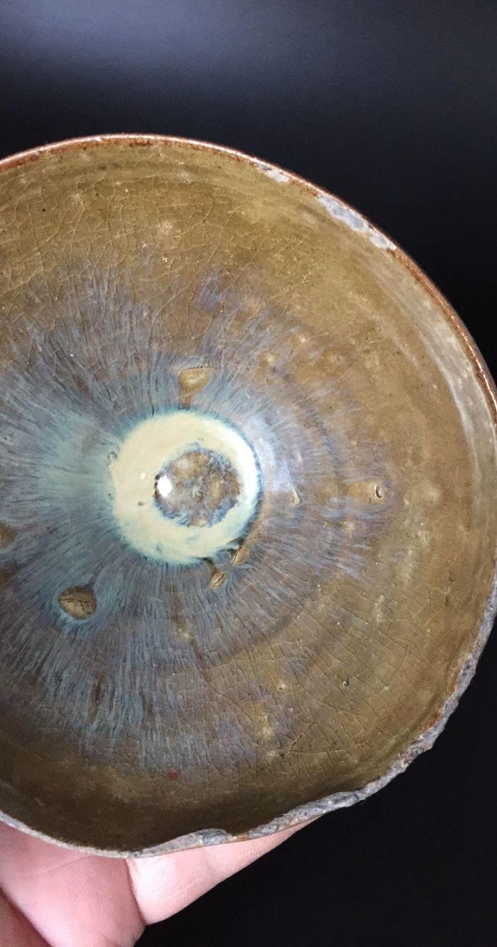 南宋 湘乡窑窑变釉精品茶盏