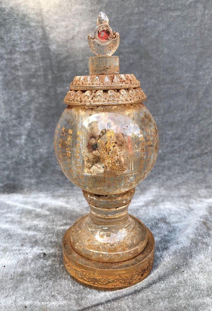 结缘水晶舍利子塔