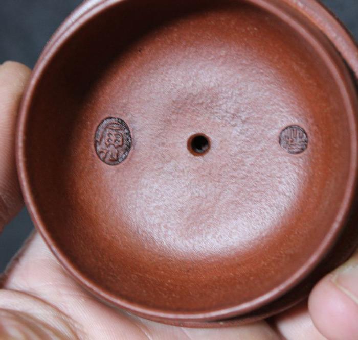 汪寅仙款老紫砂壶名家全手工 精品树桩梅花茶壶茶具