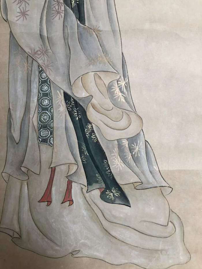 禹之鼎 立轴 仕女