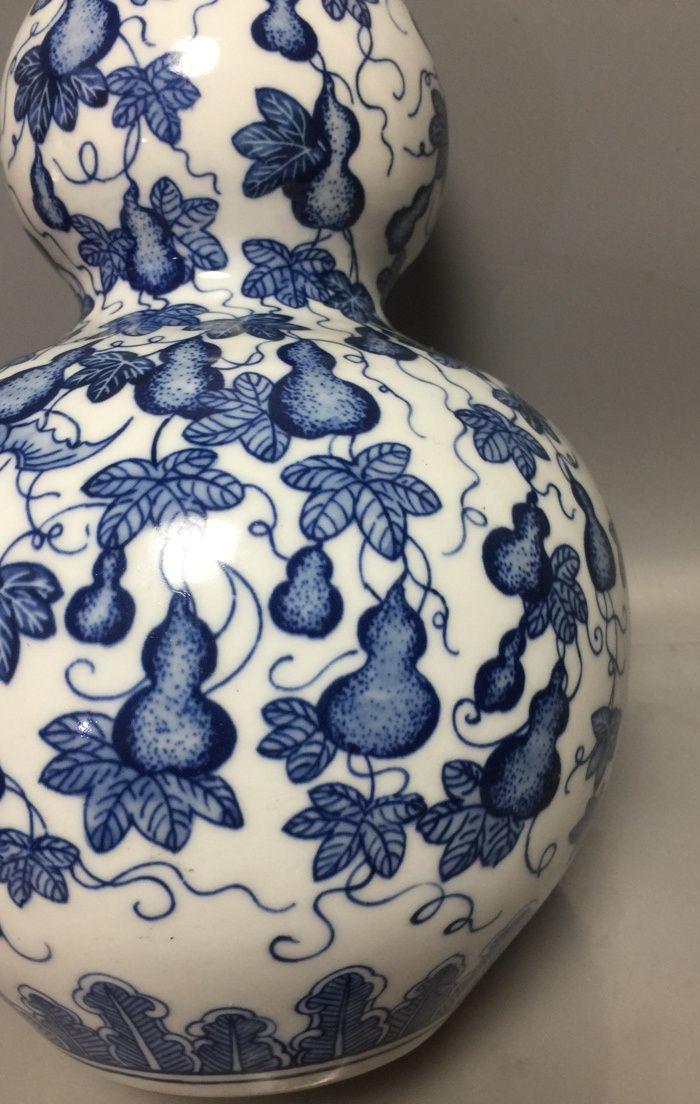 清,青花葫芦纹瓶