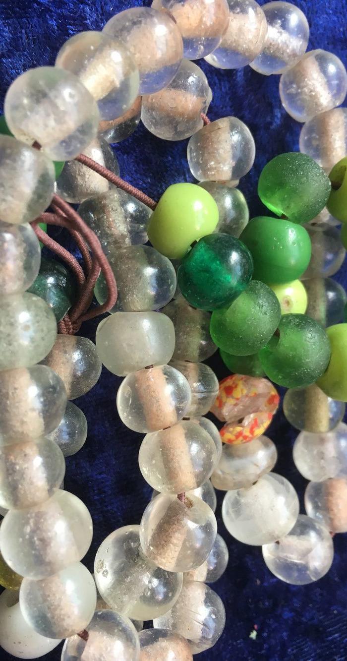 清代时期琉璃朝珠一组