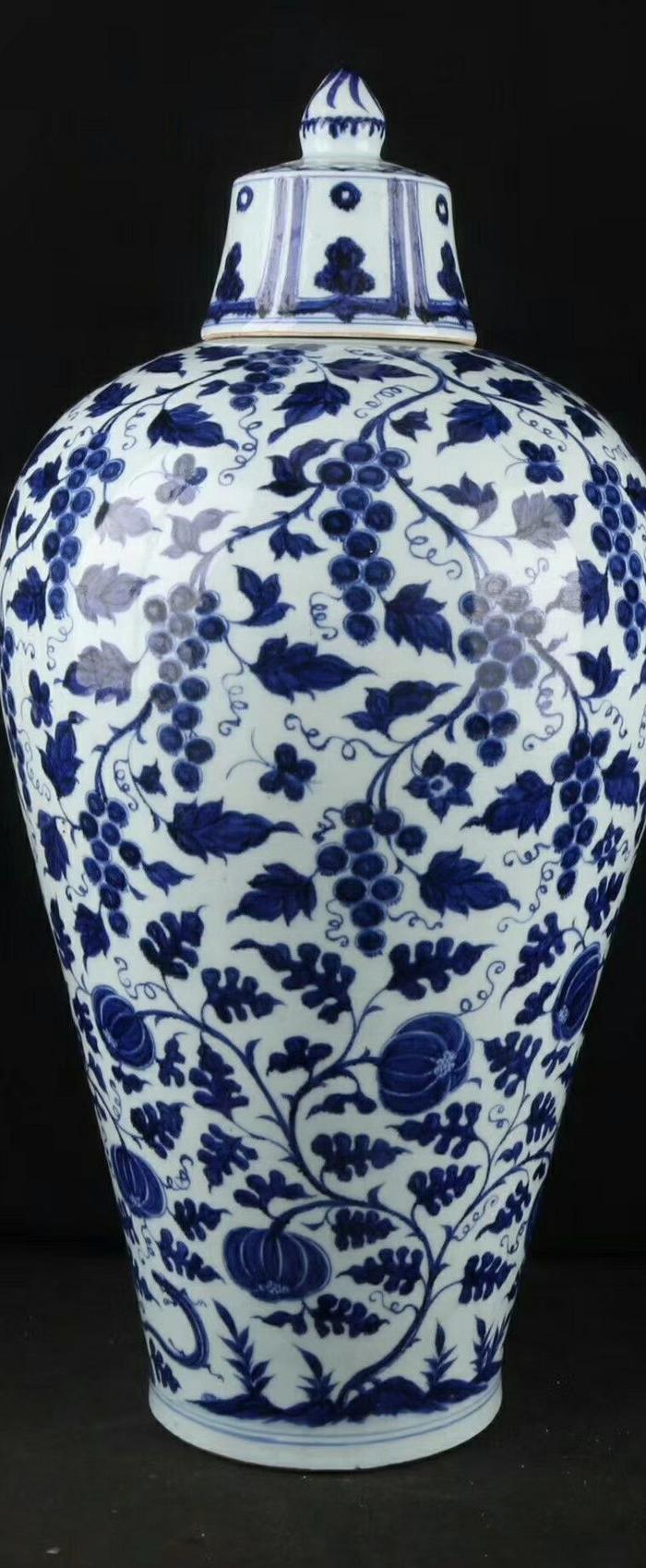 元青花花果梅瓶