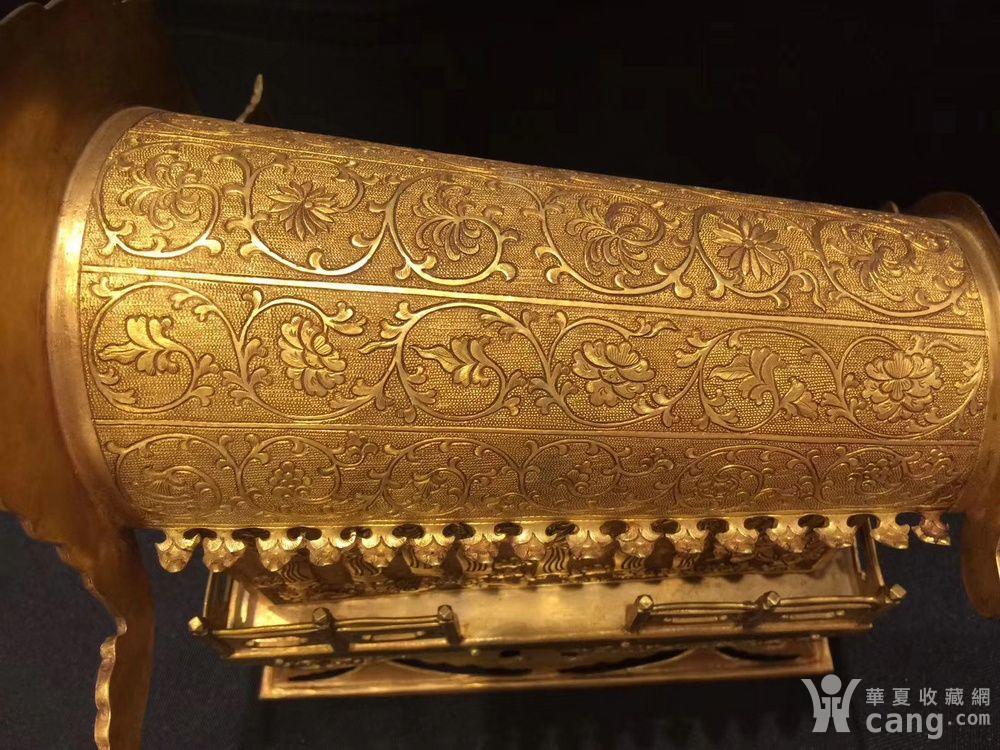 铜鎏金棺材 升官发财