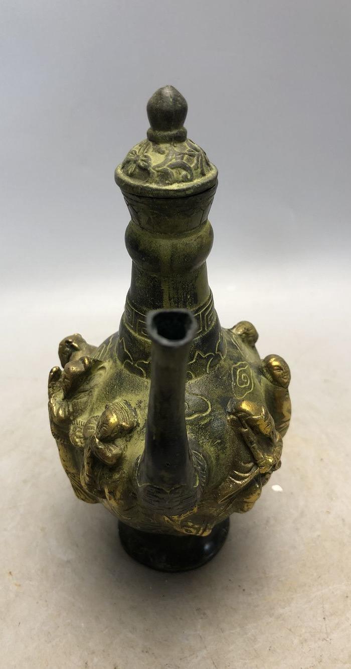 老八仙铜壶a1635