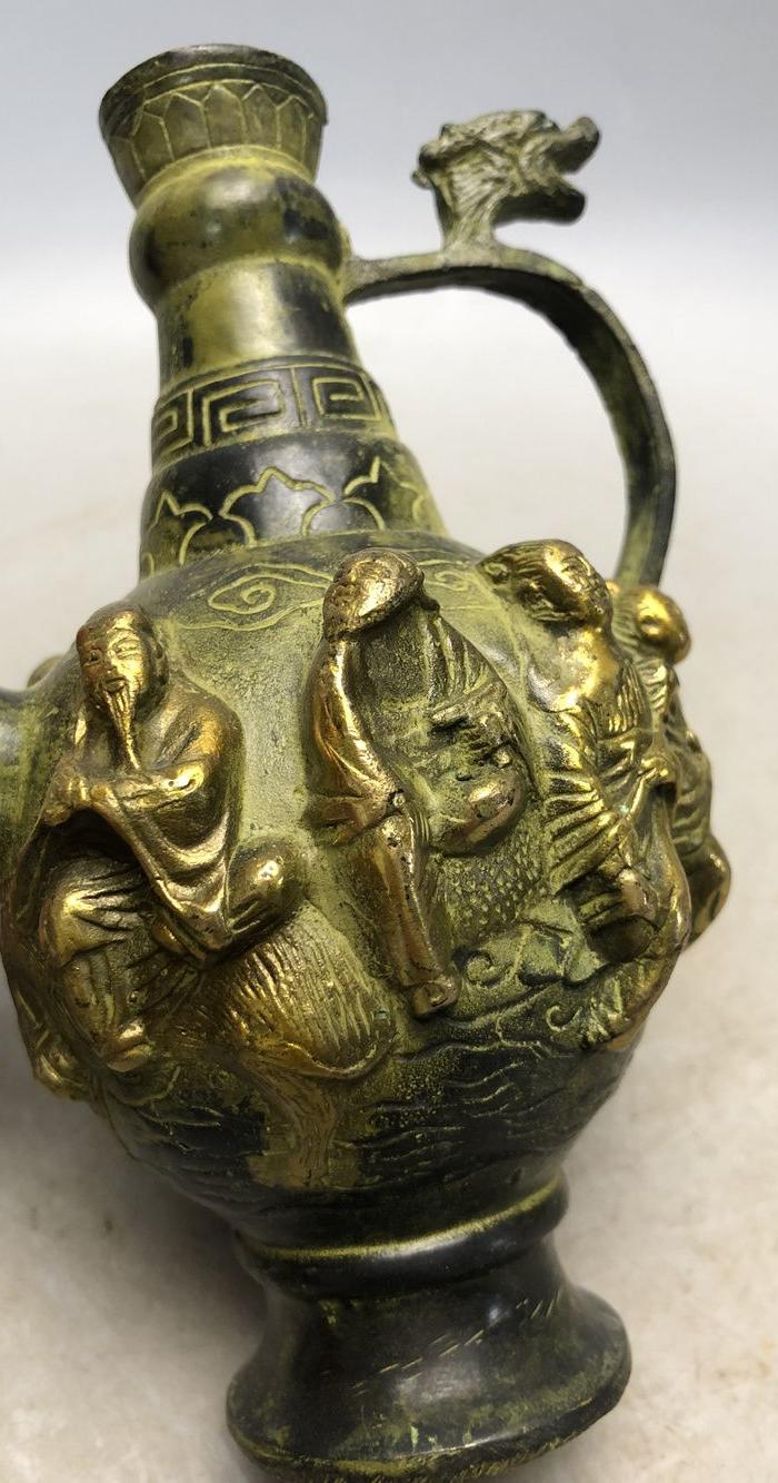 老八仙铜壶a1635