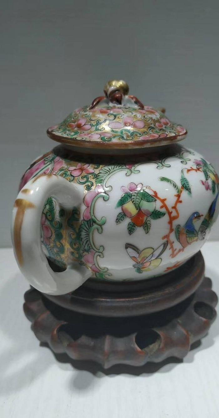 广彩茶壶